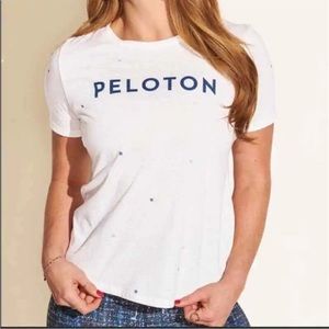Peloton scattered star tee shirt- medium